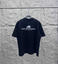 Black Balenciaga Activewear T-shirt with front logo print, crew neck, short sleeves