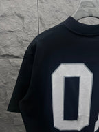 Balenciaga T-shirt side view with white “0” back number graphic