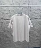White Balenciaga short-sleeve T-shirt, back view