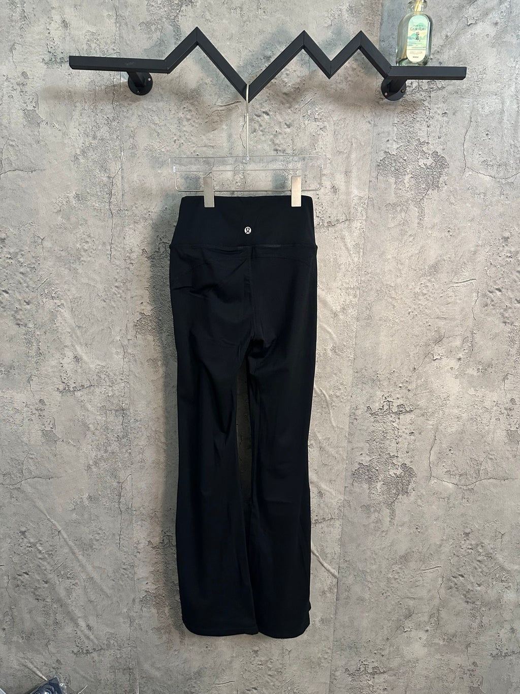 Ralph Lauren black trousers with front button closure and belt loops