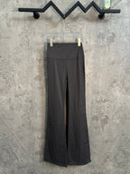 Ralph Lauren dark charcoal wide-leg pants with elastic waistband