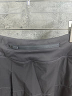 Ralph Lauren skirt waistband with zip pocket detail, dark gray