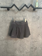 Ralph Lauren tiered skirt with elastic waistband, dark gray