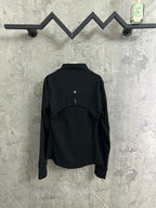 Ralph Lauren black jacket, back view with small chest logo and relaxed fit