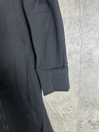 Ralph Lauren dark jacket sleeve cuff with stitch line and pocket detail