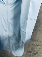 Lululemon light blue hooded windbreaker jacket with zipper front