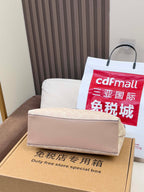 Coah bag duty-free store special box with DFS text and white shopping bag