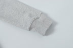 Stone Island sweatshirt sleeve cuff in light gray knit