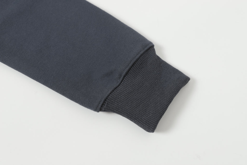 Stone Island clothing, dark navy ribbed cuff and straight hem
