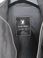Louis Vuitton interior neck label on zip jacket lining, size and brand tag