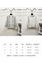 Dior long clothes size chart with garment and sleeve measurements