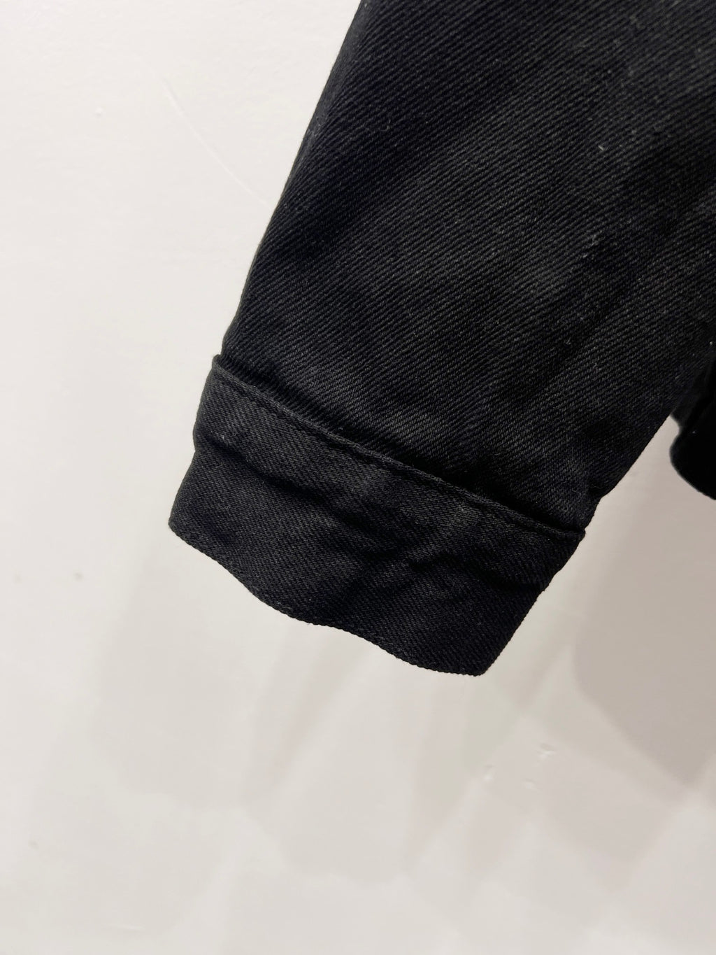 Louis Vuitton denim jacket sleeve cuff in dark denim