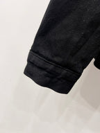 Louis Vuitton denim jacket sleeve cuff in dark denim