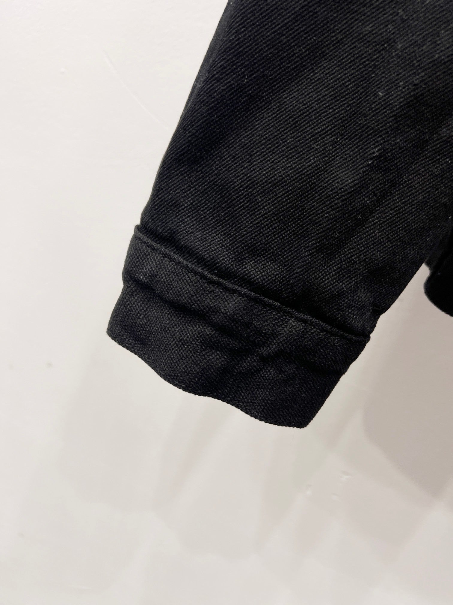 Louis Vuitton denim jacket sleeve cuff in dark denim