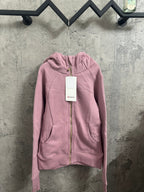 Ralph Lauren girls' pink zip-up hoodie with hood and front pockets