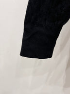 Ralph Lauren knit cardigan hem with ribbed knit cuff