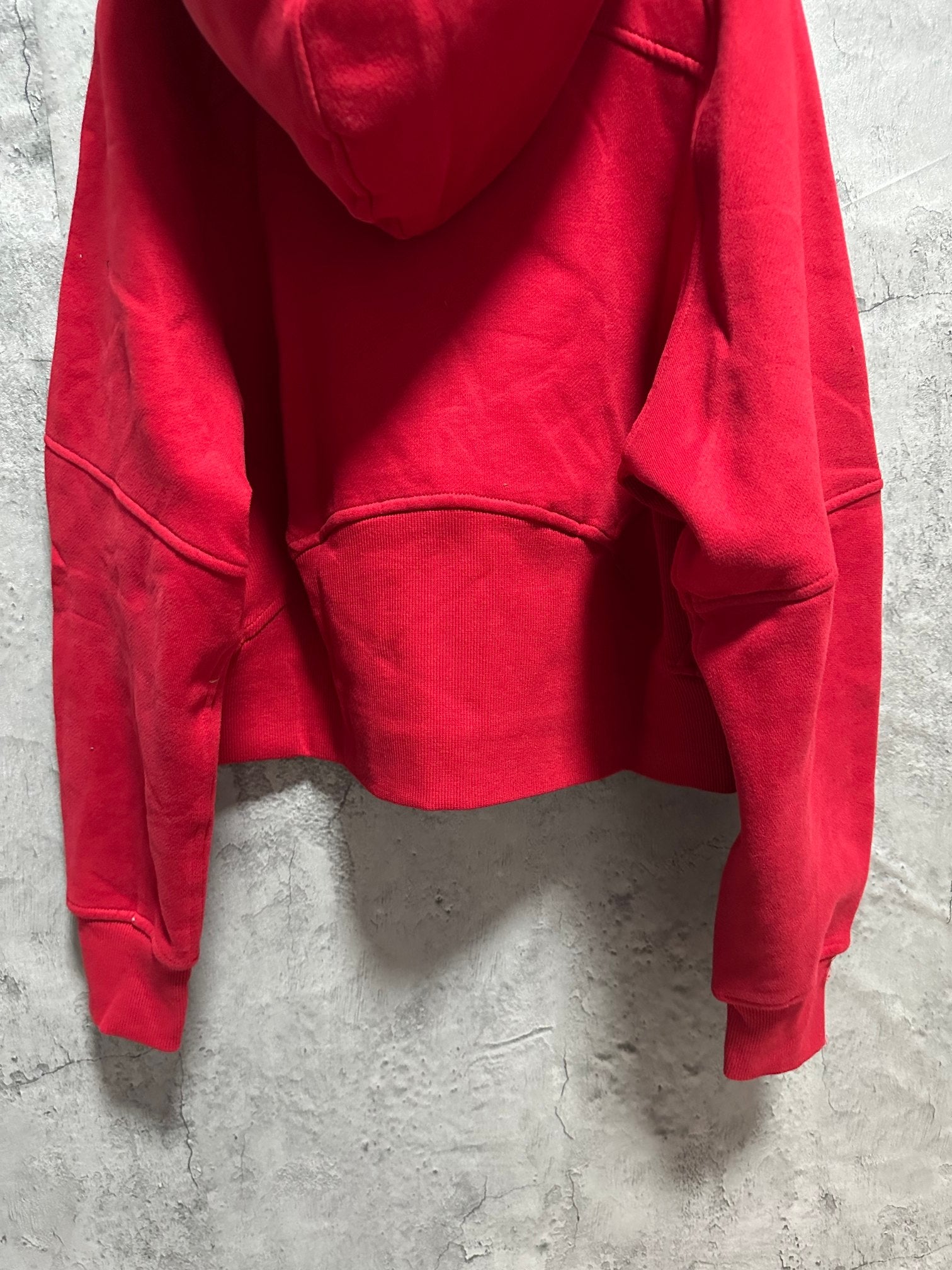Ralph Lauren red zip hoodie with hood and kangaroo pocket