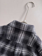 Fendi plaid long-sleeve shirt back on hanger, check pattern
