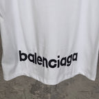 Balenciaga white T-shirt with large chest logo print
