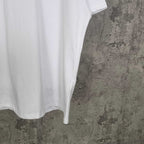 Balenciaga white T-shirt hem and side seam