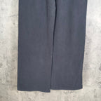 Balenciaga pants leg panel in dark navy with vertical seam detail