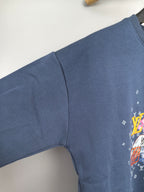Louis Vuitton dark blue sweatshirt sleeve with small monogram-style motifs