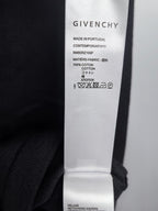 Black sweatshirt interior label reading Givenchy and 100% cotton