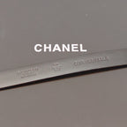 Chanel belt inner label with text 'Cuir Veritable' and size markings