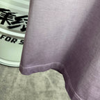 Off-White short-sleeve T-shirt bottom hem, lavender