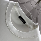 White Givenchy T-shirt crew neck with interior label and neck seam