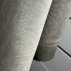 Dior short-sleeve crewneck T-shirt, light gray, knit texture and stitched hem