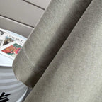 Light gray T-shirt sleeve and side seam detail