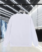 White Moncler long-sleeve sweatshirt, back view