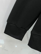 Versace sweatshirt sleeves and hem, ribbed cuffs and waistband