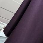 Burberry short-sleeve T-shirt sleeve and fabric texture, dark purple