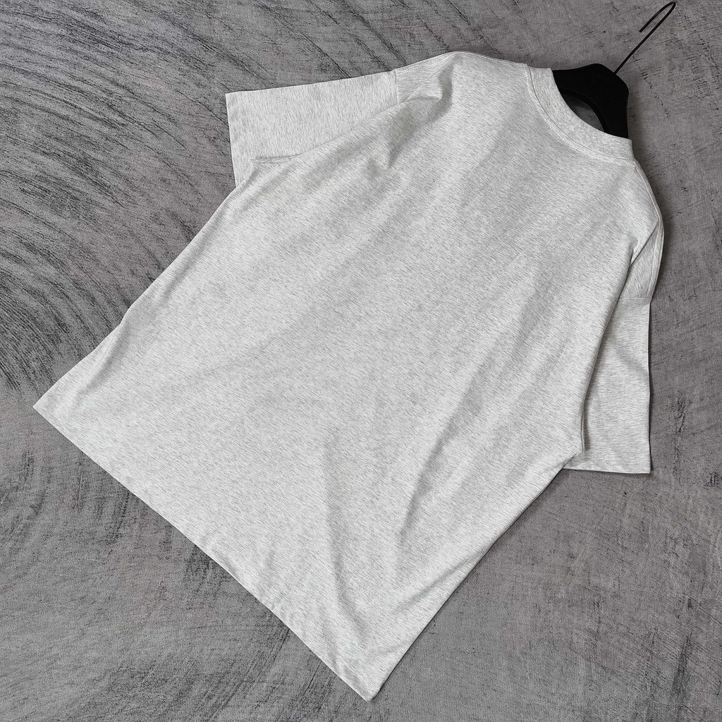 Balenciaga T-shirt in light gray, plain front