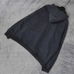 Balenciaga long-sleeve hoodie, dark back view with hood and kangaroo pocket