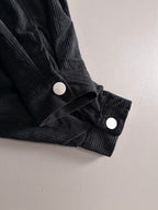 Fendi jacket cuff with two-button closure and ribbed texture