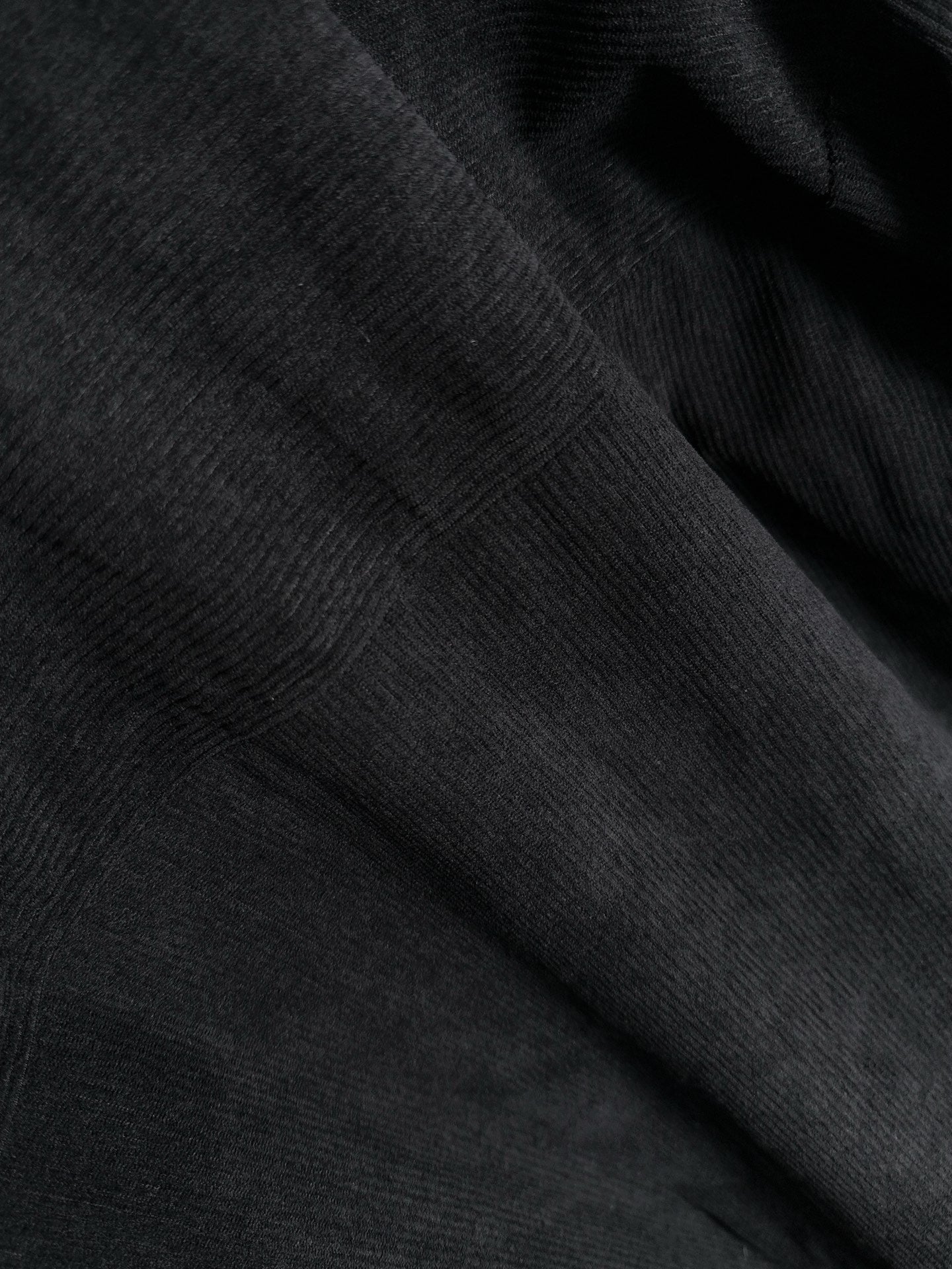 Fendi black jacket fabric texture close-up