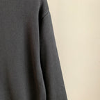 Prada dark gray knit sweater side panel with long sleeves