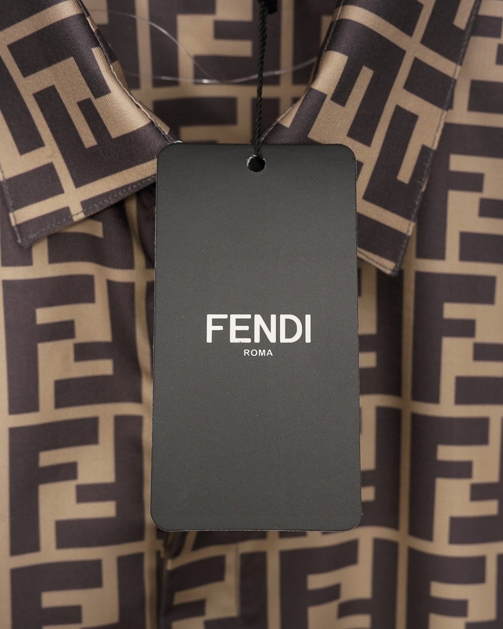 Fendi short with hanging FENDI Roma tag