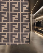 Fendi short with FF monogram pattern fabric