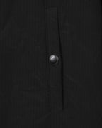 Burberry long coat inner pocket flap with round embossed button