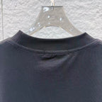 Fendi T-shirt back neckline with ribbed crew collar and seam