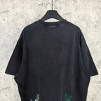 Balenciaga short-sleeve T-shirt back, black with no visible chest print