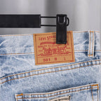 Levi Strauss denim pants waistband label with stitched detailing