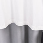 White T-shirt curved hem with smooth stitching