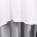 White short-sleeve T-shirt with curved hem and visible side seam.