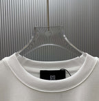Givenchy T-shirt neckline, white crew neck with inner brand tag