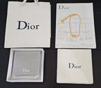 Dior bracelet with branded gift box and small pouch